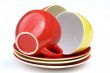 Cups and saucers.