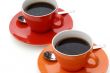 Red and orange cups.