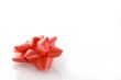 Red bow for a birthday