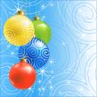 Christmas ball /  background / vector