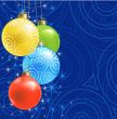 Christmas ball /  background / vector