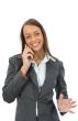 Business woman colling