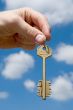 hand transfers the key
