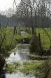 Ditch in farmland