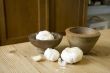 garlic on a table