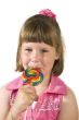 girl with candy
