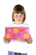 girl with present