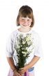 Girl with daisy`s