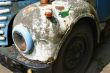 An old wheel.