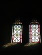 Stained glass.
