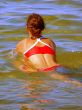 woman swimming