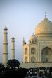 Taj Mahal glowing at dawn