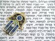 Hamsa kabbalah good luck charm