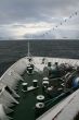 Looking over the bow