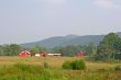 Red Barns in the Distance