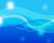 Abstraction with blue lines