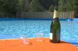 After party by the swimming-pool