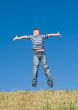jumping boy
