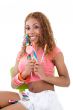 Happy candy girl