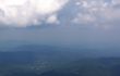 Hazy Blue Ridge Mountain Scene