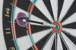 One dart in centre of the dartboard