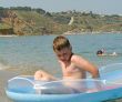 boy on the beach