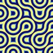 Yellow and blue retro background