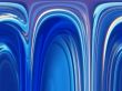 Blue background with bows