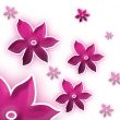 Background with flowers
