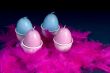 Pink easter scene