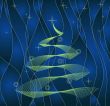 modern christmas tree / vector