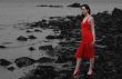Stunning Fashion Model on outdoor shoot