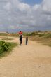 Family walk on a weekend
