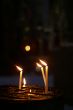 Candles in a church