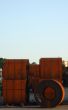 Steel Coils in a Shipping Yard