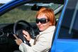 Woman and a car