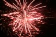 Night fireworks upon dark sky