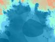 Spilled blue Paint