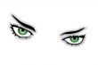 green eyes