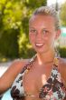 young beautiful girl smiling