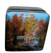 Russian Box With Painted Landscape