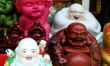 Display Window of Merry Buddha Statues