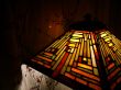 Detail Of Stained Glass Lamp