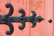 old wooden  door ornament