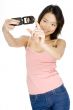 Asian Girl With Cameraphone