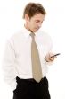 Businessman Texting