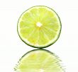 Morsels of lime in water
