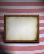 frame against striped background