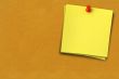 two yellow notes