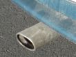 a tailpipe of car